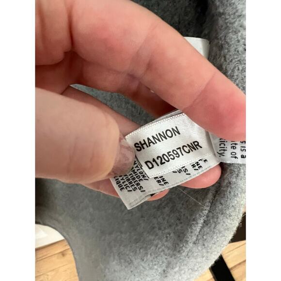 Diane Von Furstenberg Womens XS Shannon Jacket Wool Blend Gray Colorblock Felted - Picture 14 of 16